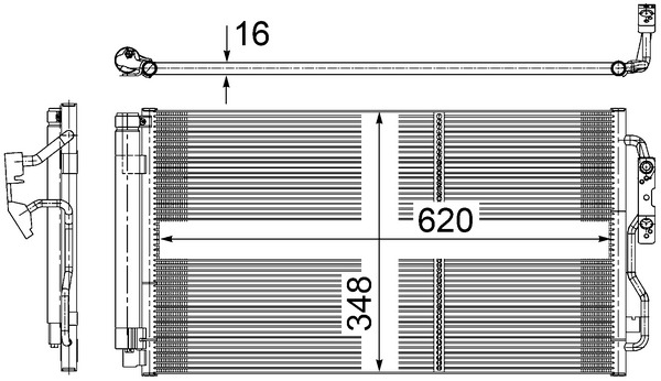 AC652000S, Kondenzátor, klimatizace, Klimatizace různé, Klimatizace různé, MAHLE, 052022N, 06005434, 08022036, 107157, 15434BW, 260725, 350203751000, 351316584, 35970, 4270545, 43509, 60065434, 64504270545, 705M30, 8121700, 814189, 82D0226300MA, 86305434, 864018, 888-0400527, 940236, BW5434, BW5434D, CF20148, DCN05023, F4-AC2097, F4AC2097, KTT110237, V20621030, 6005434