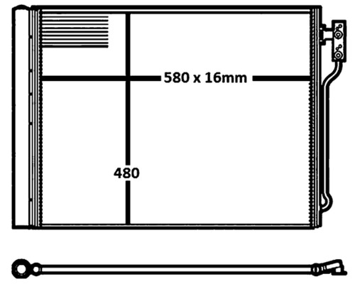 AC655000S, Condenser, air conditioning, Air-conditioning various, MAHLE, 052023N, 0802.2035, 35971, 6805453, 814192, 940370, BM048C001, BW5435, DCN05031, V20-62-1028, 64536805453, BWA5435D, 64537618770, 64539284946, 64539350374, 7618770, 9284946, 9350374