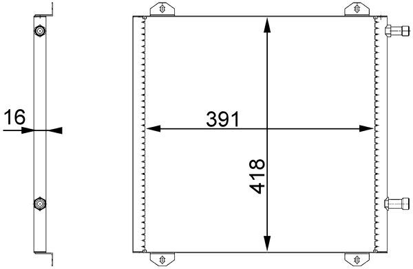 AC675000S, Condenser, air conditioning, Air-conditioning various, MAHLE, 0809.2045, 102764, 1223109, 182023N, 260458, 350203218000, 351317761, 35785, 43005235, 53787, 723M12, 7700428315, 817799, 82D0225104A, 888-0400188, 925311, 940026, 945318, DCN23004, F453787, KDRT235, QCN401, RN304C001, TSP0225104, 1223109X, 182480N, 350203218004, 351317771, 7700433077, 817800