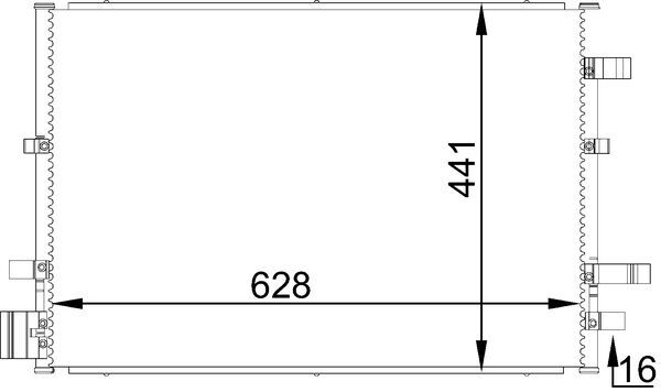 AC690000S, Kondensator, Klimaanlage, Klimaanlage verschiedene, MAHLE, 08053.026, 092032N, 10-110-01052, 103603, 1222758, 1223627, 18005377, 260003, 345380, 351318361, 35539, 359003220670, 43115, 60185377, 712M13, 818169, 888-0400341, 925638, 93070, 94777, AC830210, F443115, FD109C003, FD5377, FDA5377, 1223627X, 1226113, 8FC351318-361, KDFD377, 1232654