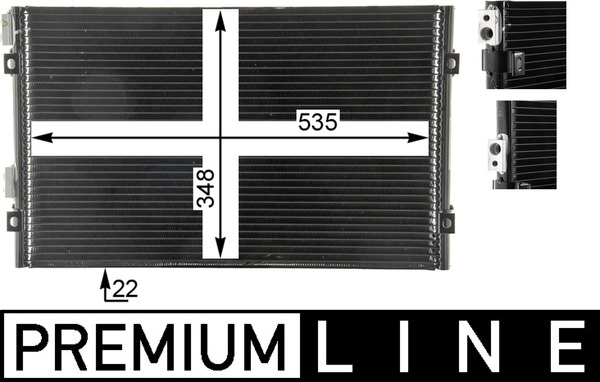 AC820000P, Condenser, air conditioning, Air-conditioning various, MAHLE, 00KV8503598AA, 07005110, 0818.2006, 103276, 1223603, 261186, 351343-644, 35384, 522008N, 53466, 817445, 8260500, 888-0400299, 94555, CR5071, DCN06002, F453466, KTT110544, TSP0225486, V33-62-0006, WG1917139, 05017405AA, 0818.2015, 1223603X, 261241, 351343641, DCC1072, 05017405AB, 0818.2030, 8FC351343-641