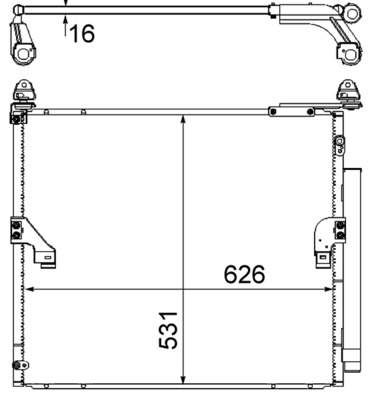 AC863000S, Kondensator, Klimaanlage, Klimaanlage verschiedene, MAHLE, 212093N, 351344574, 43777, 8846060440, 940623, TO5657, TO5657D