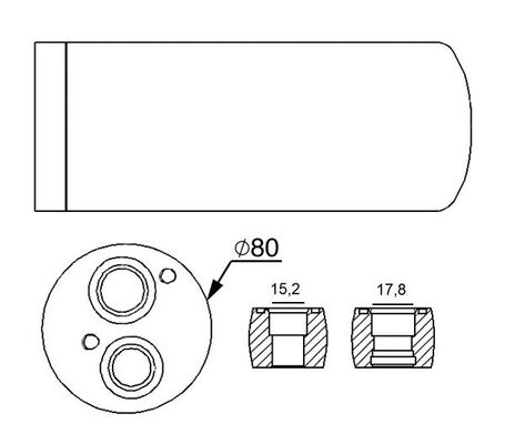 Dryer, air conditioning - AD15000S MAHLE - 13750131, 33371, 351006-534