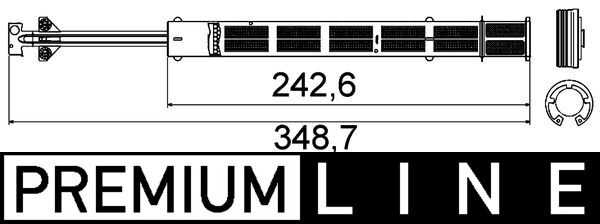 Trockner, Klimaanlage - AD56000P MAHLE - 1211481, 132332, 260268