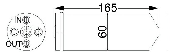 Trockner, Klimaanlage - AD61000S MAHLE - 1151MTD, 132042, 33183