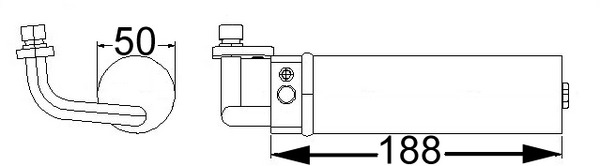 AD67000S, Dryer, air conditioning, Air-conditioning various, MAHLE, 1300D282, 13750113, 170481, 260808, 33390, 351192734, 515221, 6013D282, 800217N, 92131JD00A, 95444, DCT1084, DND282, N56525, V38060013, 8FT351192-734