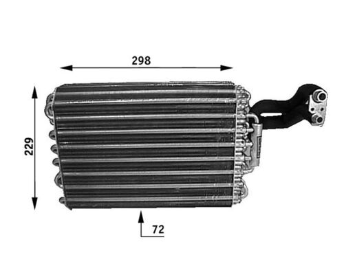 AE31000S, Verdampfer, Klimaanlage, Klimaanlage verschiedene, MAHLE, 0008303058, 02.59.047, 215615, 3000V002, 351210091, 36030, 54132, 6030V002, 706.30033, 817515, 820250N, 888-1200026, 92059, 945227, 962005, EV15615, MSV002, TSP0525075, V30-65-0002, VEMS002, 0008305258, 8FV351210-091, 960236, 0008305458, 1248300658, 1248300758, A0008305258, A0008305458, A1248300658, A1248300758