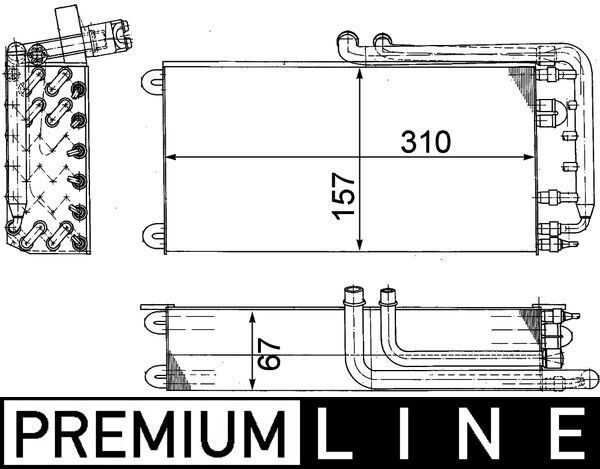 AE45000P, Výparník, klimatizace, Klimatizace různé, Klimatizace různé, MAHLE, 351210791, 36064, 735.30001, 7400V027, 820970N, 962013, 96457390100, PRV027, V45-65-0001, VEPR027, 8FV351210-791