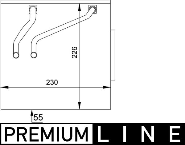 AE49000P, Verdampfer, Klimaanlage, Klimaanlage verschiedene, MAHLE, 10-140-01017, 1206933, 1225235, 1800V330, 260613, 351211141, 705.31017, 820241N, 92196, 962146, FDV330, TSP0525134, VEFD330, 2S6H19850AA, 820252N, 8FV351211-141, VP2S6H19850AA