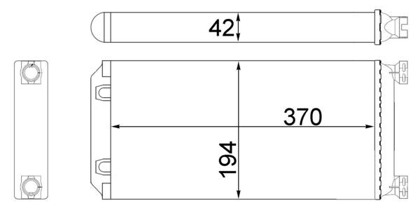 AH130000S, Wärmetauscher, Innenraumheizung, Klimaanlage verschiedene, MAHLE, 0637.3003, 215M10, 351312554, 53549, 71926, 812352, 81619016166, MN6022