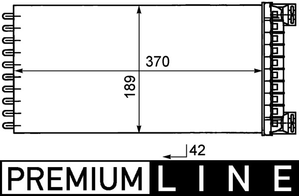 AH50000P, Wärmetauscher, Innenraumheizung, Klimaanlage verschiedene, MAHLE, 1454123, 299001N, 351029081, 53549, 71302, DF6036