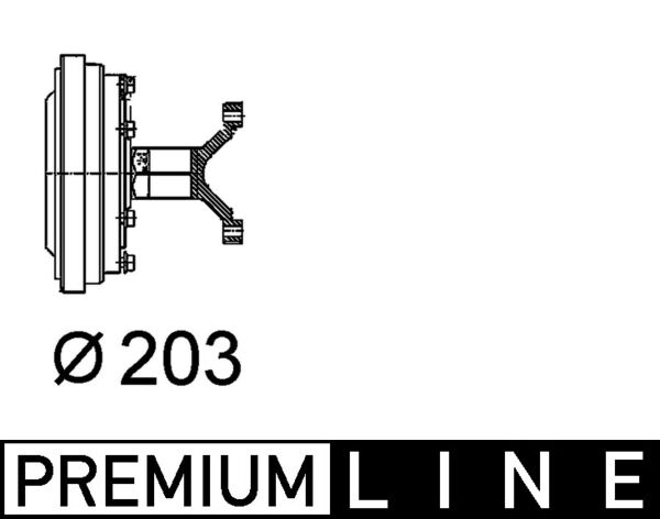 CFC102000P, Kupplung, Kühlerlüfter, Kühler, MAHLE, 1372386, 298044N, 376757171, 49059, 7043124, DFC066, 7045101, 8MV376757-171