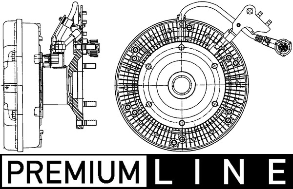 CFC207000P, Kupplung, Kühlerlüfter, Kühler, MAHLE, 138051N, 2100502016, 376906661, 40874, 5412000922, 7033401, 97013, AM-20005061-M, 5412001322, 5412001622, A5412000922, A5412001322, A5412001622