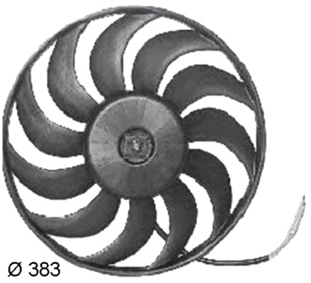 Fan, radiator - CFF133000S MAHLE - 0318747, 048053N, 0510.2025