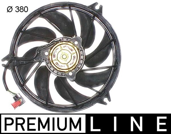 Fan, radiator - CFF290000P MAHLE - 0508.1708, 069422549010, 11142320003