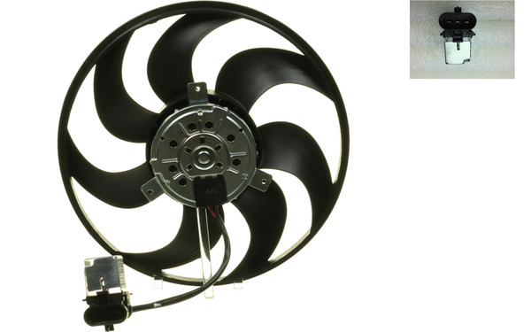 Fan, radiator - CFF296000S MAHLE - 0507.1830, 069422733010, 09132916