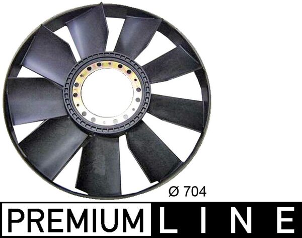 Fan Wheel, engine cooling - CFW51000P MAHLE - 0000504026023, 312803, 376758271