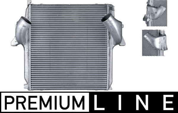 Intercooler, charger - CI101000P MAHLE - 0140100, 0706.3006, 10844