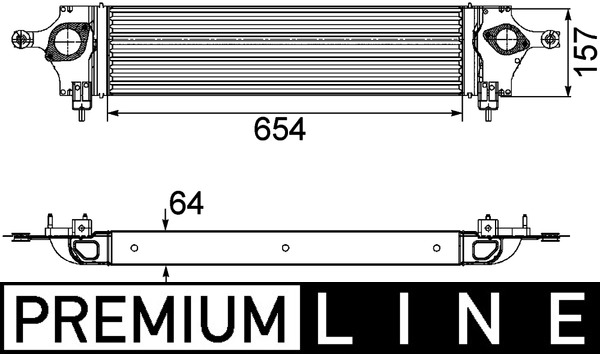 CI200000P, Chladič turba, Chladič, Chladič turbodmychadla, MAHLE, 07213002, 077001N, 105518, 13004333, 14461BB30A, 30513, 342350, 351319202320, 376746601, 720005, 818589, 819M62, 96580, DN4333, 14461JD50A, 351319202322, 819M62A, 8ML376746-601, DNA4333, 14461JD50B, 351319202323