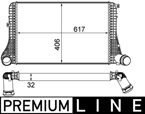 CI387000P, Ladeluftkühler, Kühler, MAHLE, 107673, 1K0145803AE, 30915, 351319203973, 376787621, 58004377, 702080, 96493, M830048A, VN4377, 8ML376787621, VW4377