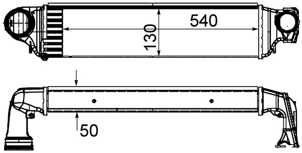 CI425000S, Chladič turba, Chladič, Chladič turbodmychadla, MAHLE, 057004N, 06004282, 0702.3006, 103730, 17517786351, 30154, 343300, 351319203420, 376899101, 704007, 805M20, 818716, 96654, BW4282, V20-60-0011, 057012N, 30154A, 351319203423, 6004282, 7023006, 7786351, 805M20A, 8ML376899-101