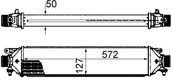 CI427000S, Ladeluftkühler, Kühler, MAHLE, 0000055700635, 0704.3124, 087006N, 103993, 1302225, 17004321, 30752, 346400, 351319201470, 376899131, 51783791, 709035, 818824, 95510211, 96615, DIT09107, FT4321, RA8111160, 30791, 351319201473, 51833106, 7043124, 8ML376899-131, DIT13001, LC4092, 55700635