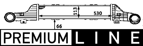 Chladič turba - CI70000P MAHLE - 102399, 127002N, 2105001500