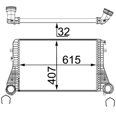 CI83000S, Chladič turba, Chladič, Chladič turbodmychadla, MAHLE, 1K0145803, 1K0145803AN, 1K0145803B, 376723544, 818795, 96715, VNA4227, 1K0145803A, 1K0145803CD, 8ML376723-544, VWA4227, 1K0145803L, 1K0145803S, 1K0145803BB, 1K0145803T, 1K0145803E, 1K0145803M, 3C0145805AF, 3C0145805G, 3C0145805AG, 3C0145805P