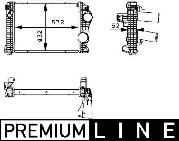 CI95000P, Chladič turba, Chladič, Chladič turbodmychadla, MAHLE, 0706.3013, 10845, 137360N, 30210, 31004166, 376723791, 817M44, 818752, 96969, 9705010101, ME4166, 8ML376723791, 960651, A9705010101