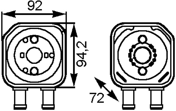 CLC164000S, Ölkühler, Motoröl, Kühler, MAHLE, 028117021C, 046005N, 0710.4005, 1000380002, 110495, 13-61201, 31179, 36117, 376778041, 401M20, 58003086, 590004, 60583086, 90652, VW3086, 028117021E, 046120N, 31-3723, 401M20A, 58003148, 590016, 60583148, 8MO376778-041, VW3148, 028117021H, 28117021C