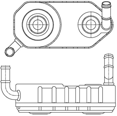 Chladič oleje, automatická převodovka - CLC177000S MAHLE - 046009N, 096409061, 1133000400