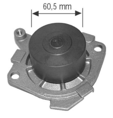 CP173000S, Water Pump, engine cooling, Water pump, MAHLE, 1541, 251541, 376802-134, 506516, 65889, 7.28673.01.0, 7762926, FWP1726, P1045, PA5926, PA616, PA739P, QCP3219, S212, VKPC82646, WP2254, 2515410, 376802131, WP1791, 8MP376802-131