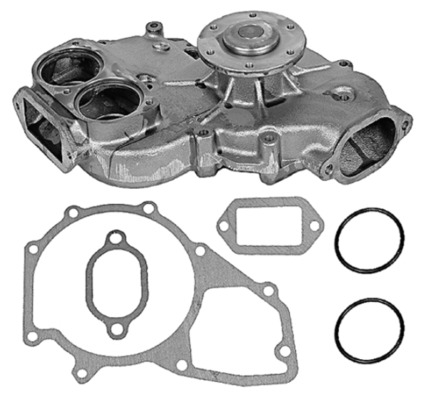 CP496000S, Water Pump, engine cooling, Water pump, MAHLE, 010.597-00, 01100006, 01.19.069, 0330200003, 09197, 10150053, 10872, 2202, 24-0872, 376808604, 4032005301, 50005632, 57661, 60103, DP095, FWP70707, M-633, P1403, PA872, WP0369, 010.597-00A, 01.19.150, 0330200059, 202.493, 4032007301, 65141, 9197, M626, P1456, A4032005301