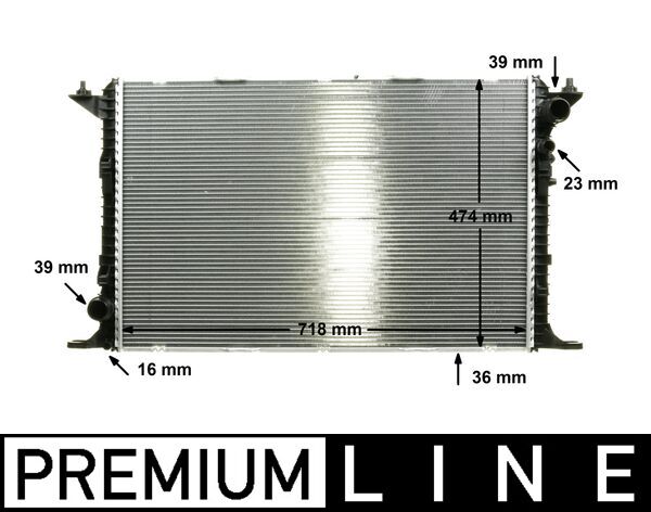 CR1026000P, Kühler, Motorkühlung, Kühler, MAHLE, 376750351, 480004N, 4H0121251E, 60359, AI2328, VPBTBH8005BC