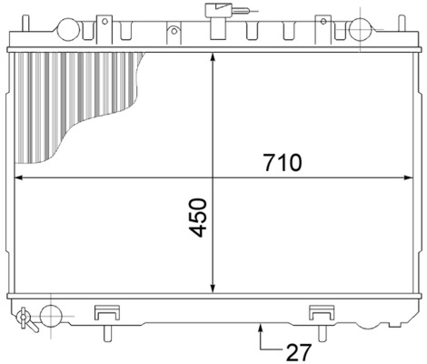 CR1491000S, Kühler, Motorkühlung, Kühler, MAHLE, 0121.3038, 019M65, 070119N, 103349, 120113, 13002240, 214108H800, 27309, 376770781, 53450, 68703A, 724-1008, 735062, DN2240, DRM46023, PL021932, QER2452, 070122N, 1213038, 13002241, 214108H801, 53451, 735081, 8MK376770-781, DN2241, DRM46039, M0190830, B14108H801