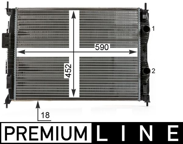 CR14000P, Kühler, Motorkühlung, Kühler, MAHLE, 01213068, 019M14, 070129N, 120120, 13002278, 21400JD000, 376700321, 53846, 67364, 735119, DN2278, 120120/A, 8MK376700-321