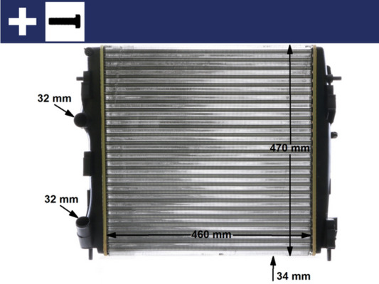 CR1506000S, Radiator, engine cooling, Cooler, MAHLE, 01093021, 023M48, 103228, 123137, 180011N, 2140000QA8, 23542, 350213995000, 376771791, 43002309, 58213, 63762, 732717, 8200072713, DRM23091, JR4507J, QER2293, RT2309, 123137/A, 2140000QAA, 350213995003, 58317, 63763, 8MK376771-791