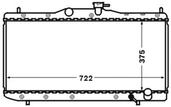 CR1518000S, Kühler, Motorkühlung, Kühler, MAHLE, 0115.3007, 028M66, 102352, 130202, 164000B030, 212028N, 29331, 350213116300, 376773261, 53002291, 53446, 64785A, 734845, 736-1007, DRM50016, PL011914, QER2317, TO2291, 1153007, 130202/A, 164030B030, TOA2291