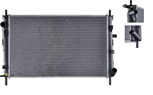 Radiator, engine cooling - CR154000S MAHLE - 0105.2051, 090920N, 10-100-01054