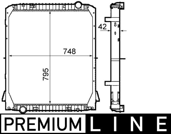 CR1913000P, Kühler, Motorkühlung, Kühler, MAHLE, 0000099463230, 0204.3059, 376792121, 400043N, 539567, 606285, 7.21013, 733408, IV2098, 0204.3084, 549567, 61974, 733487, 99463230