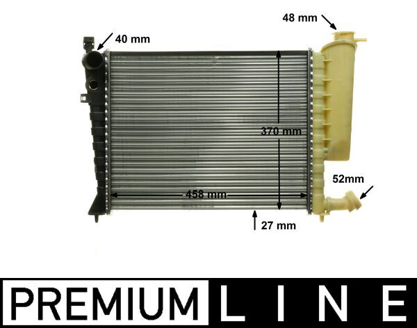 CR2205000P, Radiator, engine cooling, Cooler, MAHLE, 007M22, 0103.3013, 060250N, 09002059, 1301.J8, 24715, 27147, 316715, 350213118900, 376710-254, 613671, CN2059, CNA2154, V42-60-0001, 007V12, 1301.J9, 350213373000, 376710251, 58823, 61367A, 732534, CNA2059, KCN059, 1301.TG, 1301TG, 350213373003, 816715, 8MK376710-254, 1301.TN, 1301TN