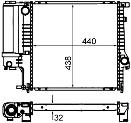 CR330000S, Kühler, Motorkühlung, Kühler, MAHLE, 005M45, 0102.3007, 06002124, 1247145, 350213218000, 376713-124, 51360, 60623A, 732198, BW2124, DRM05037, 005M48, 1719263, 359000300660, 376713121, 53849, BW2125, 1723990, 8MK376713-121, RA0050450, 1728905, RA0050480, 1728907, 17101247145, 17111719263, 17111723990, 17111728905, 17111728907