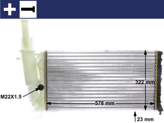 CR354000S, Chladič, chlazení motoru, Chladič, Chladič motoru, MAHLE, 0000007741913, 0104.3003, 080810N, 100294, 109041, 109328, 17002140, 21544, 231562, 27162, 350213114000, 376713-544, 61799, 709-0005, DRM09096, FT2140, KFT140, RA0110310, V24-60-0003, 0000007774531, 0104.3004, 081350N, 17002141, 232705, 350213114003, 376713541, 58056, 61858, 709-0007, DRM13004