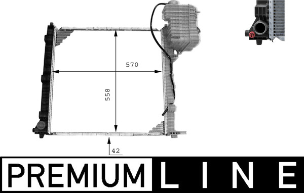 CR384000P, Kühler, Motorkühlung, Kühler, MAHLE, 017M38, 118063/O, 121070N, 27672, 30002264, 350213948000, 376714301, 53827, 62559, 6385012701, 734749, JR4168J, KMS264, MS2264, 350213948002, 50582, 62559A, 8MK376714-301, 960885, A6385012701, MSA2264, BM948