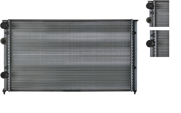 Radiator, engine cooling - CR410000S MAHLE - 0110.3027, 040030N, 16247