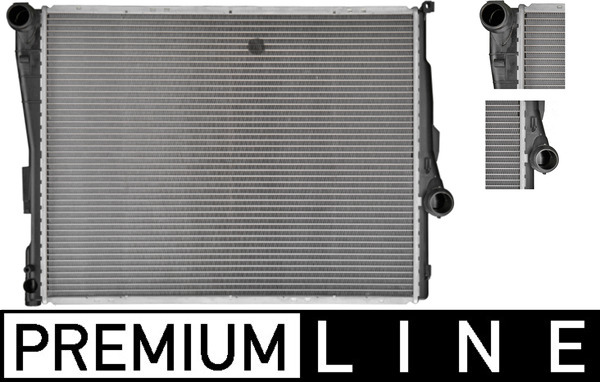 Radiator, engine cooling - CR456000P MAHLE - 0102.3075, 050390N, 06002205