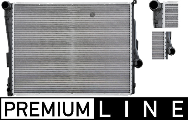 Radiator, engine cooling - CR458000P MAHLE - 0102.3075, 050390N, 06002205