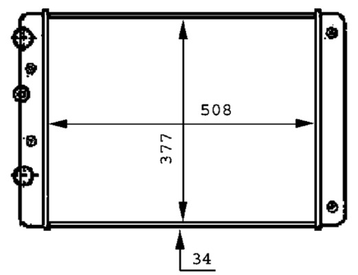 CR506000P, Kühler, Motorkühlung, Kühler, MAHLE, 0110.3047, 030V38, 041620N, 101082, 112407, 131043, 16647, 230954, 350213104500, 376717-714, 49002031, 509520, 652321, 6N0121253AK, 737-0024, AVB7068AA, KVW130, VN2130, 105200, 350213843000, 376717711, 58002130, 65232A, 6N0121253L, 730954, M0300080, VN2260, 58002260, 694369, 8MK376717-714