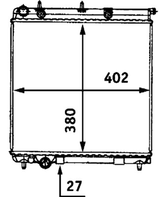 CR558000S, Radiator, engine cooling, Cooler, MAHLE, 0103.3052, 060034N, 09002190, 1330E5, 1330E6, 1330Q5, 24803, 350213387000, 376718641, 50429, 61278, 705-0071-R, 732930, CN2190, CNA2190, RA0070110, 133374, 350213821000, 53531, 63505, 8MK376718-641, KCN190, 133362, 350213023003, 133354, BM821, PE2368, 133361