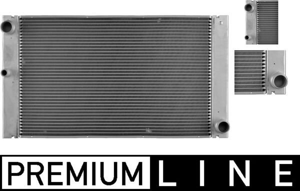 Radiator, engine cooling - CR572000P MAHLE - 005M25, 051001N, 06002277